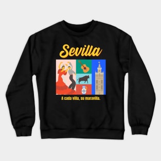 Sevilla Spain Espana seville Crewneck Sweatshirt